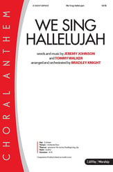 We Sing Hallelujah SATB choral sheet music cover